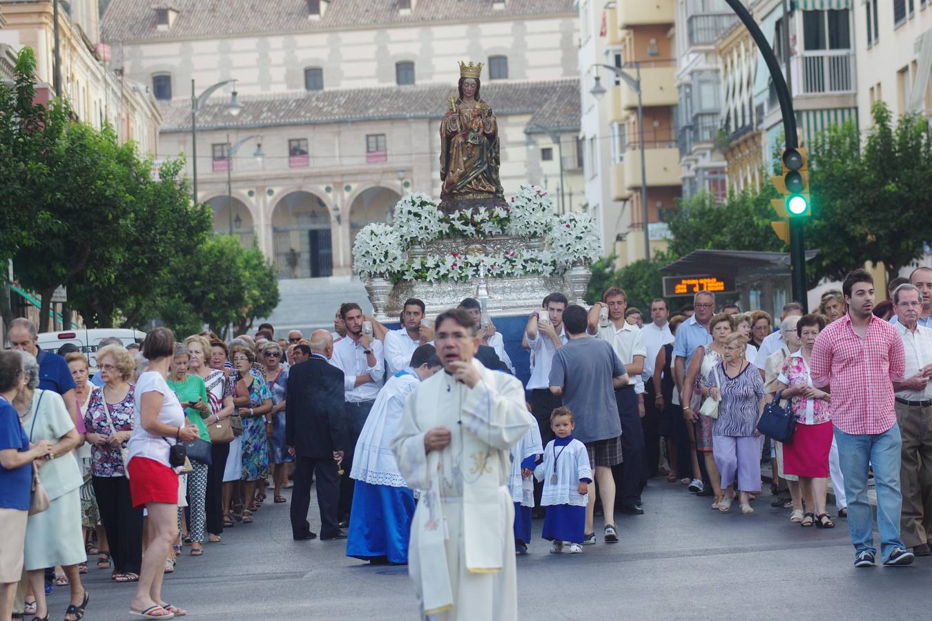 Fotos del traslado de la Virgen de la Victoria