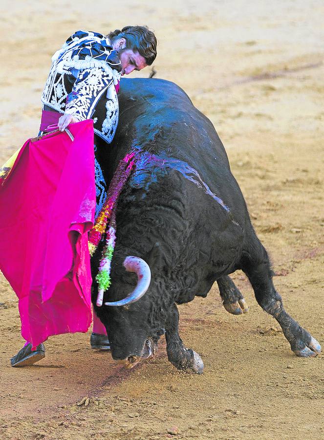 Morante de la Puebla, El Juli y Miguel Ángel Perera, en la Goyesca