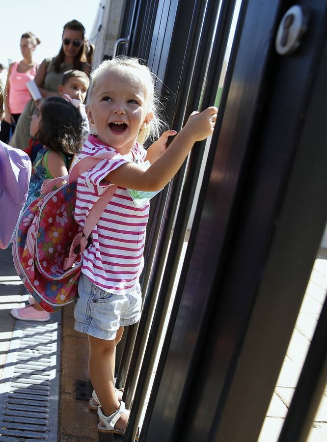 Vuelta al colegio en Málaga.