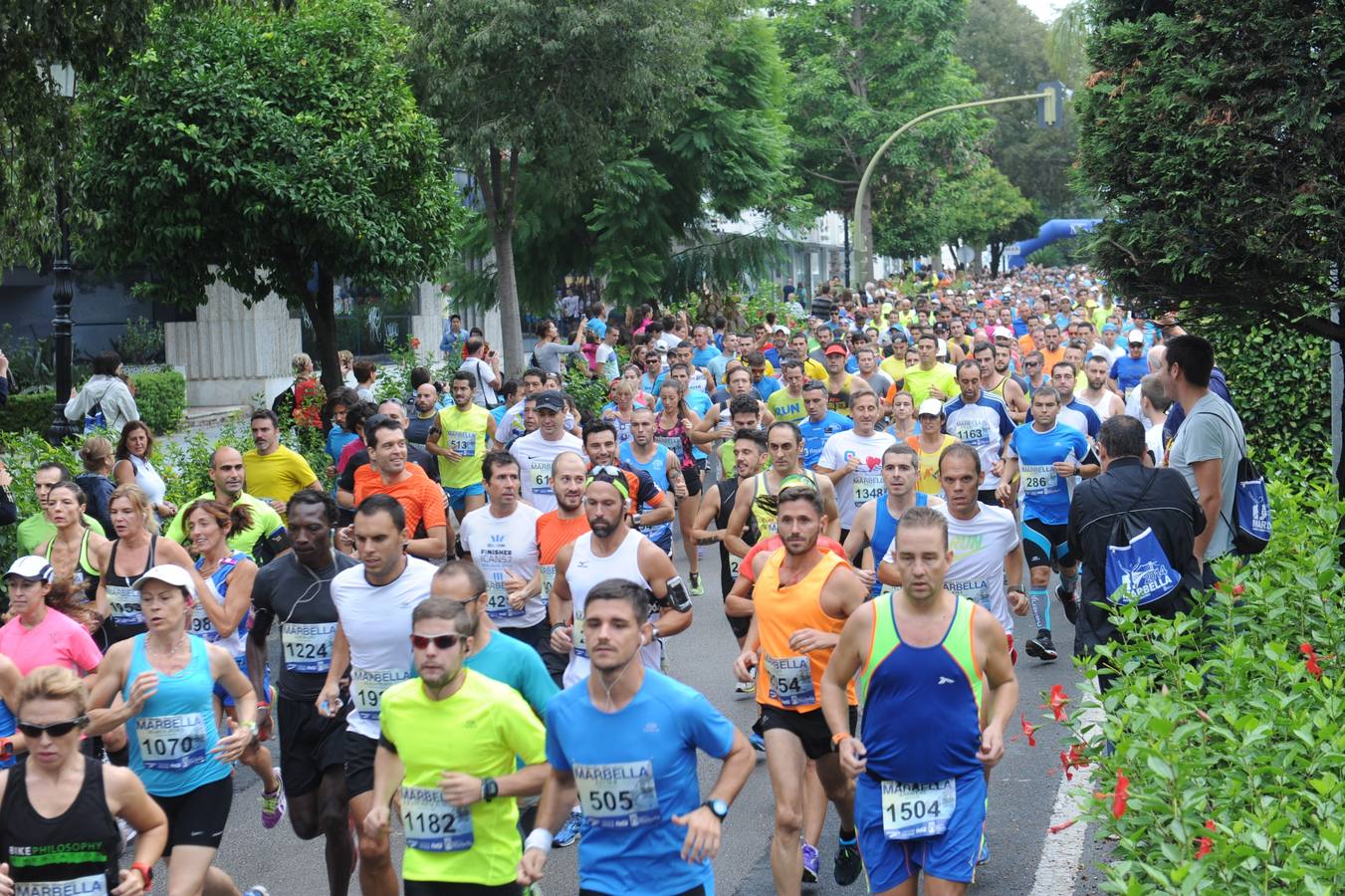 Participantes de la Media Maratón Ciudad de Marbella