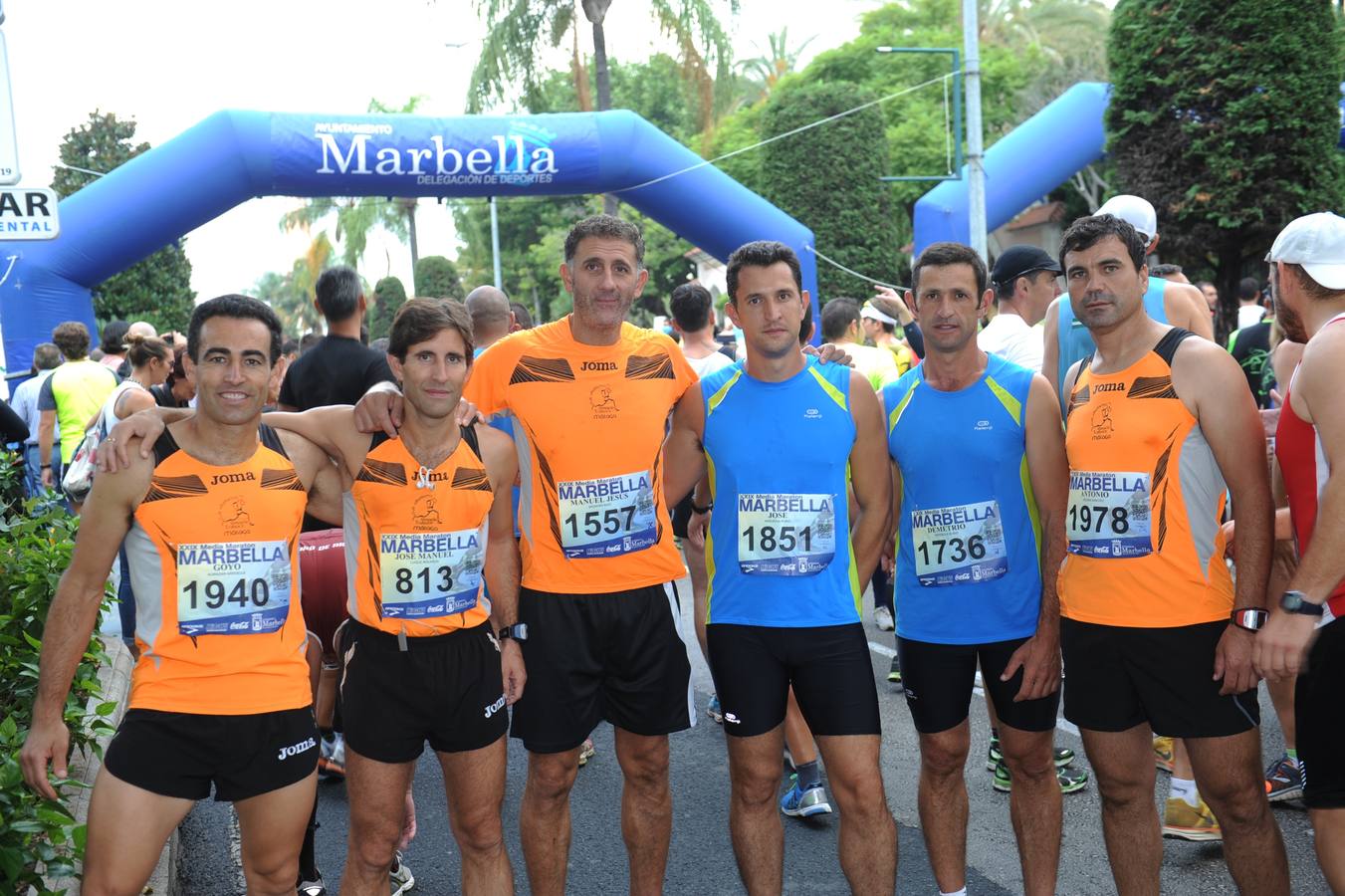 Participantes de la Media Maratón Ciudad de Marbella