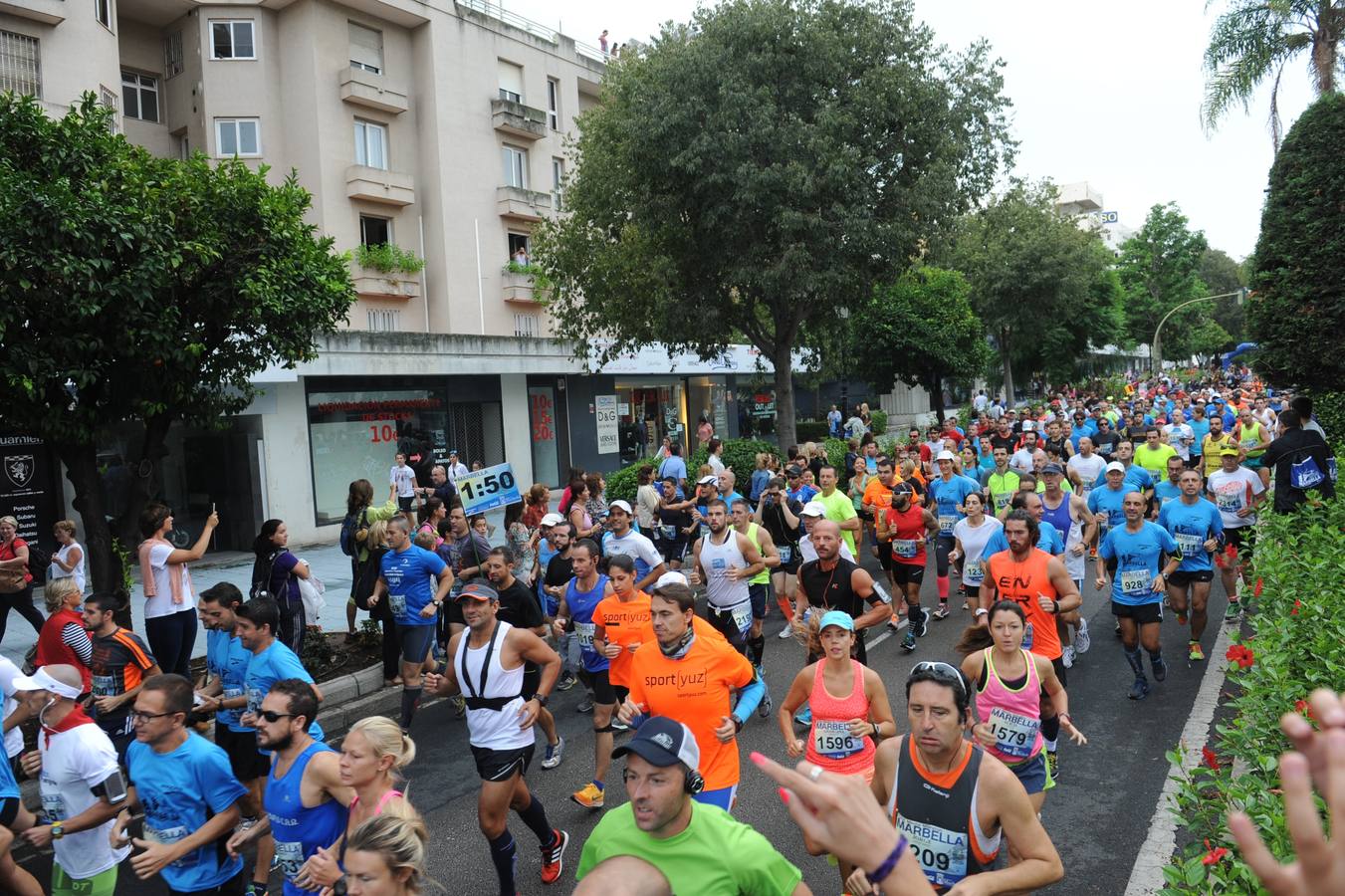 Participantes de la Media Maratón Ciudad de Marbella