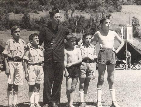 De campamento en La Pola de Gordón (León), en 1962.