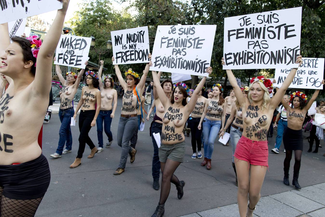 Protesta de Femen en París