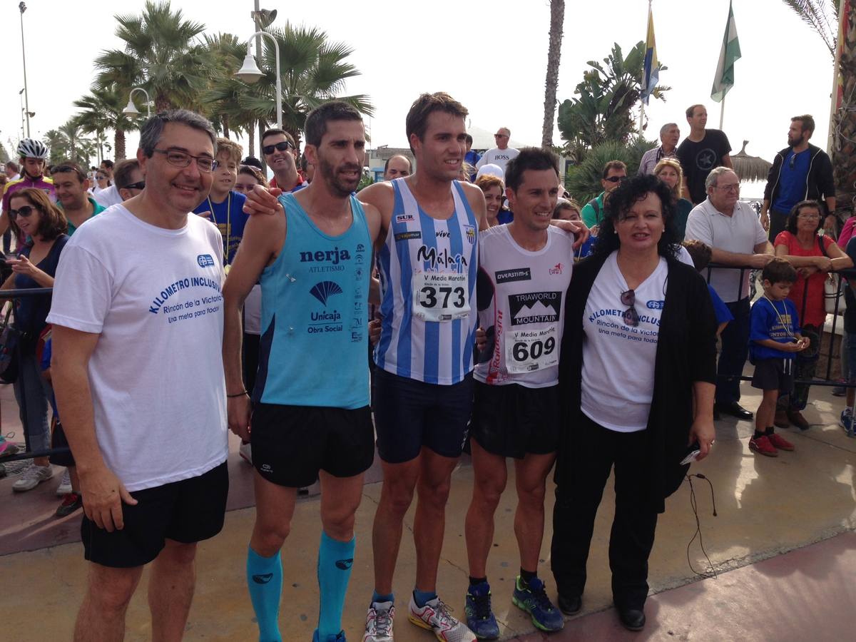 Participantes en la Media Maratón de Rincón de la Victoria