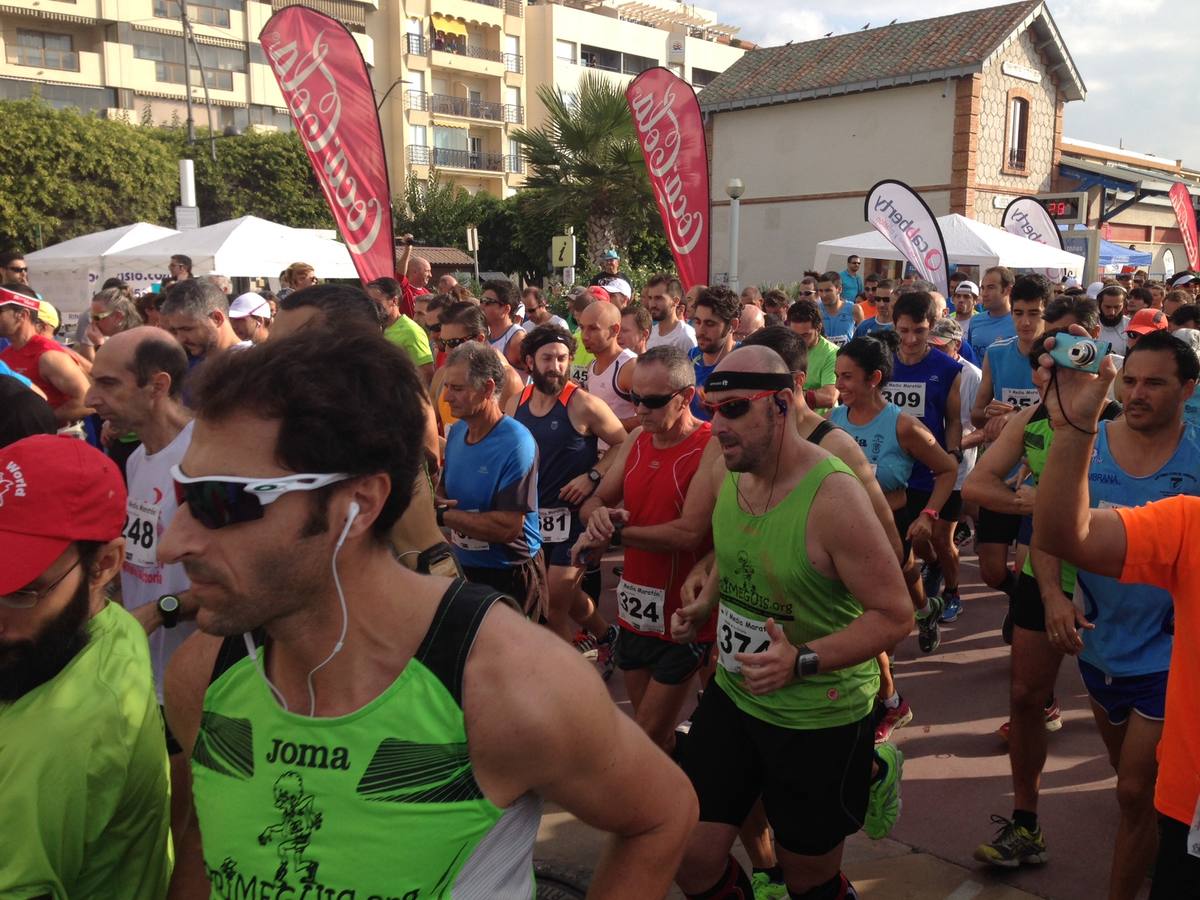 Participantes en la Media Maratón de Rincón de la Victoria