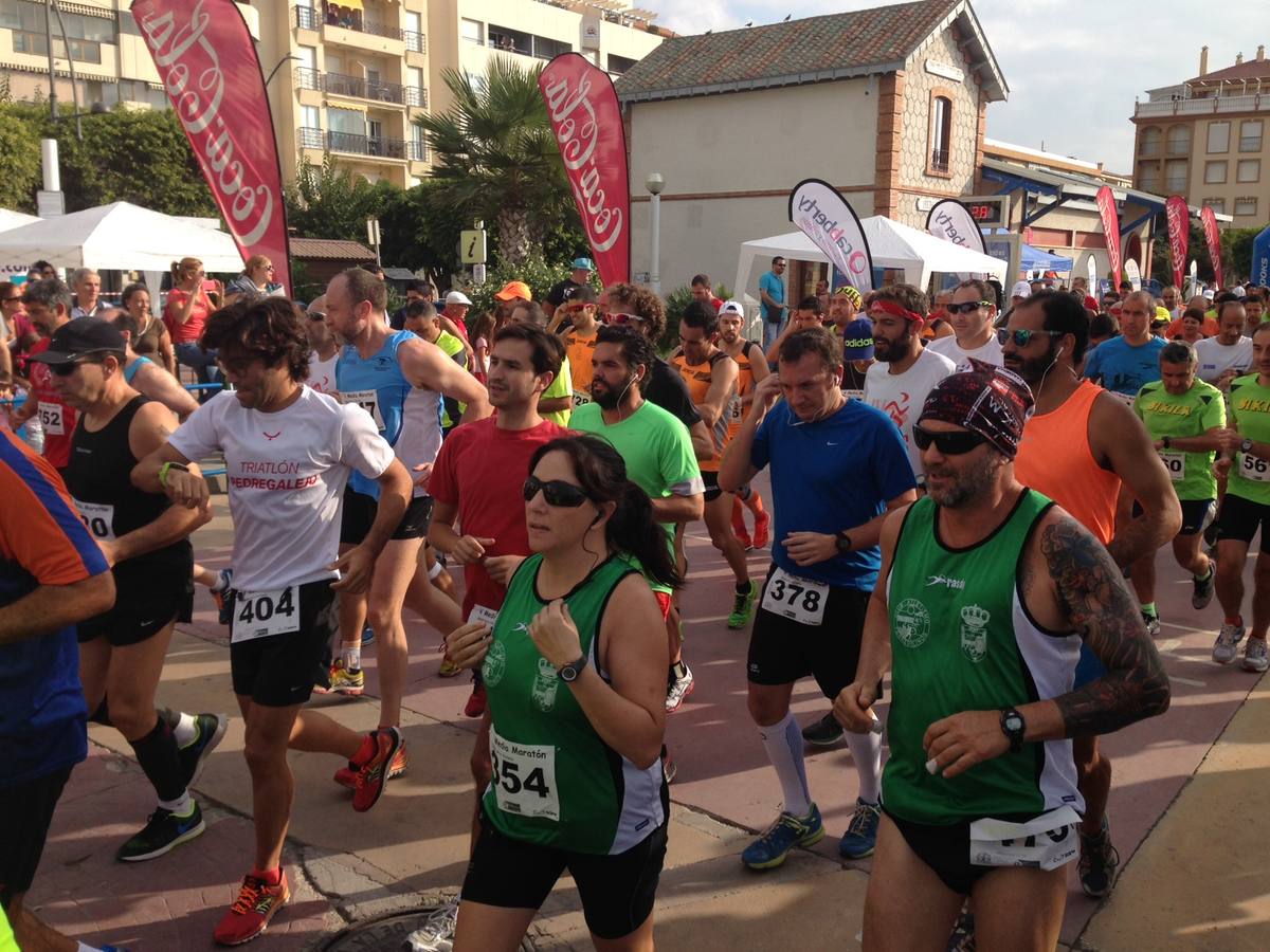 Participantes en la Media Maratón de Rincón de la Victoria