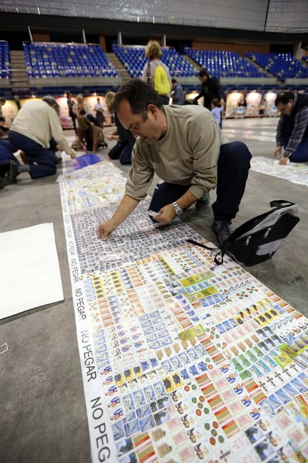 Málaga intenta batir un récord mundial de sellos