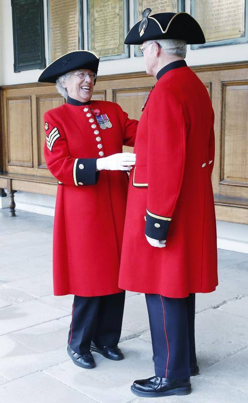 Desfile de los Chelsea Pensioners en Londres