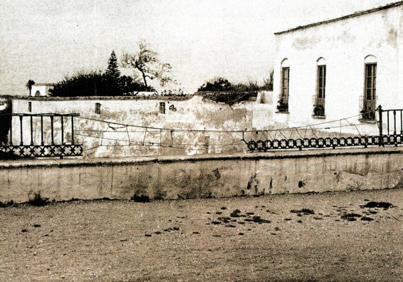 Lugar donde hoy se ubica el Balcón de Europa en 1950.