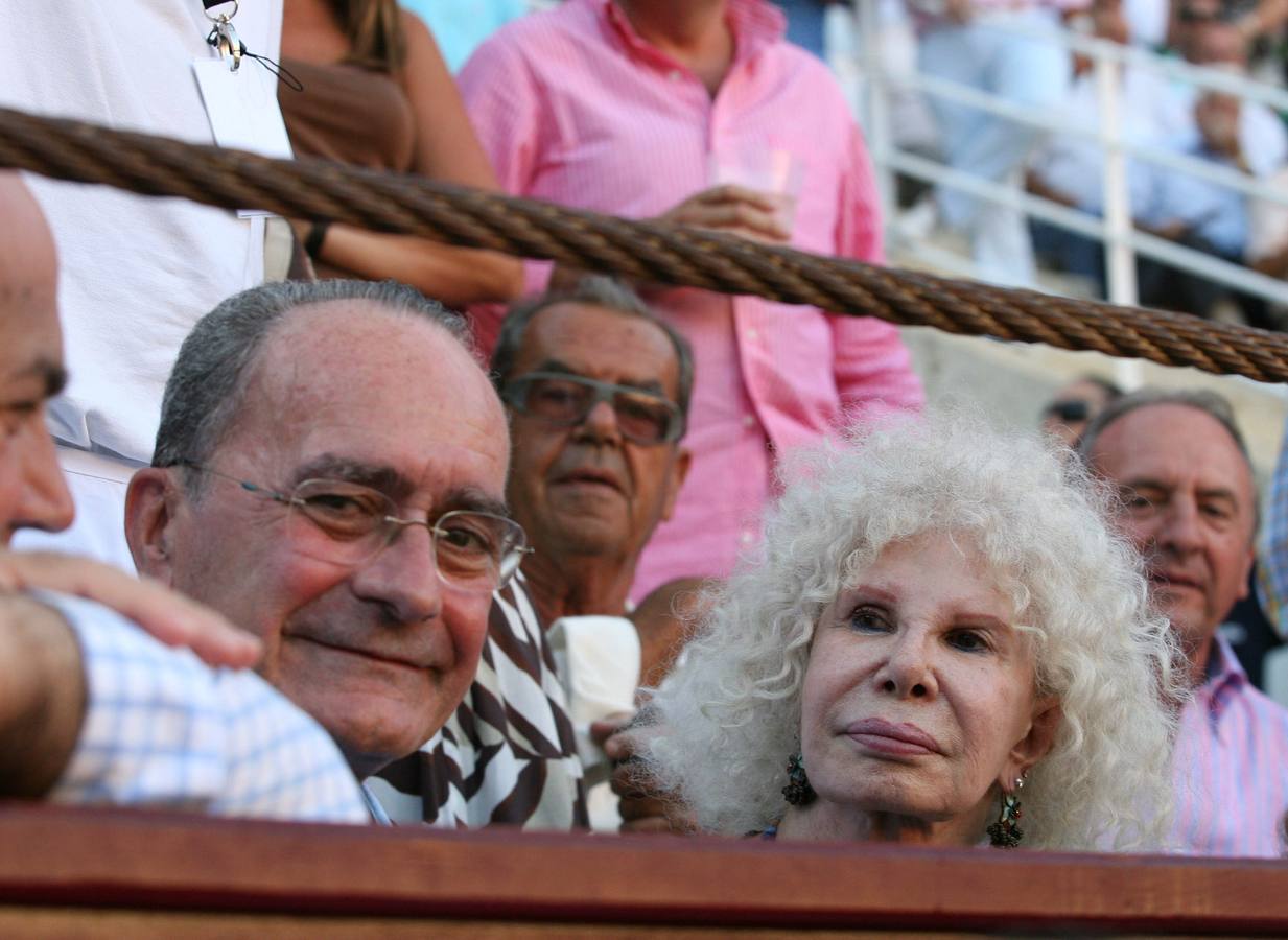 La duquesa de Alba en la Feria taurina 2007. 