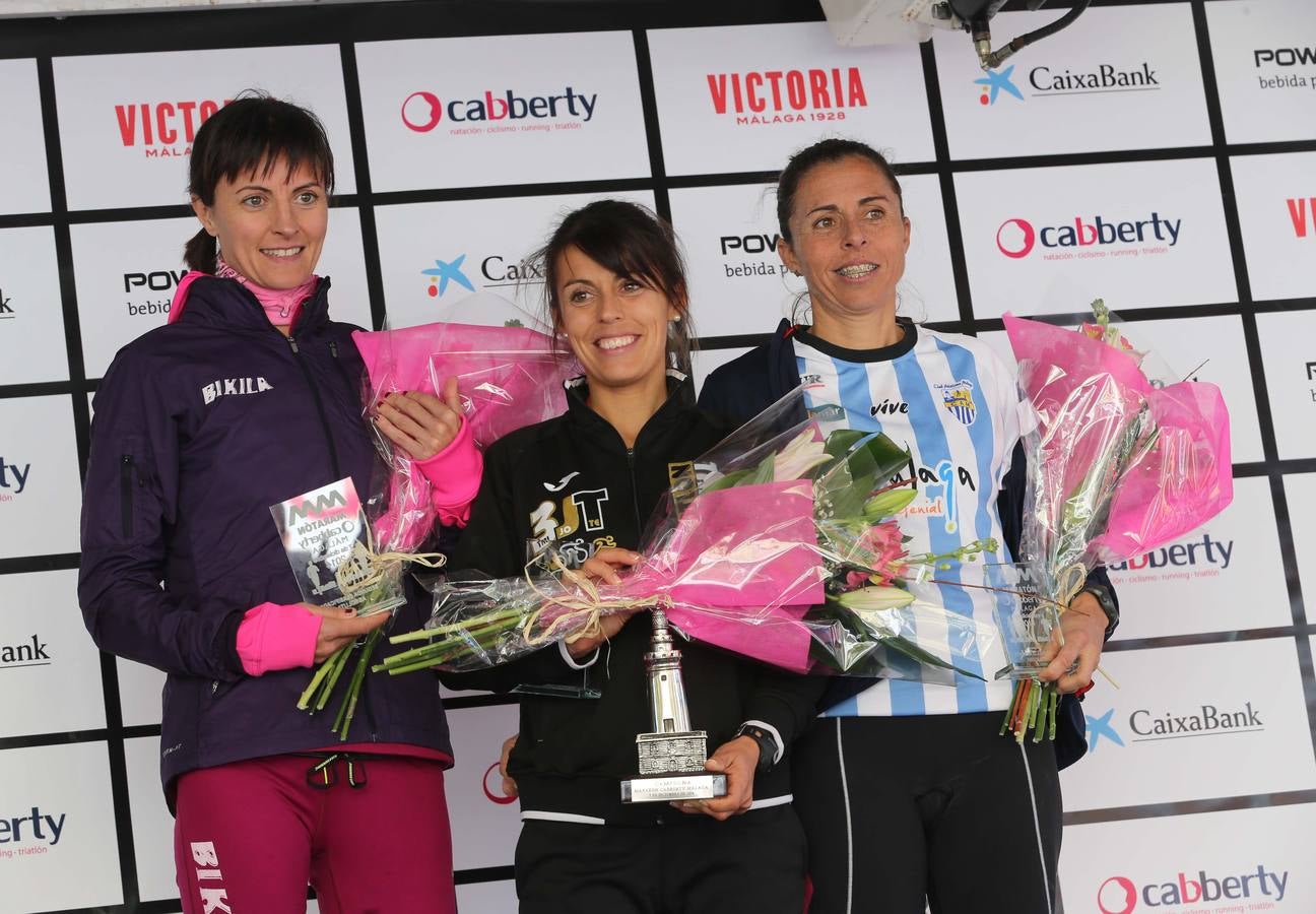 Entrega de premios del V Maratón Cabberty Málaga