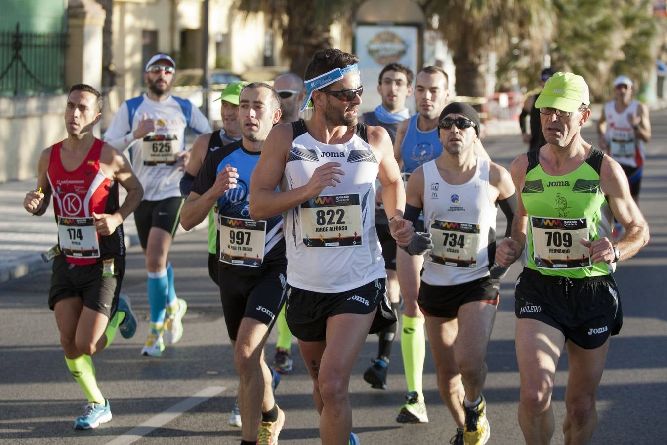 La carrera sale del Parque
