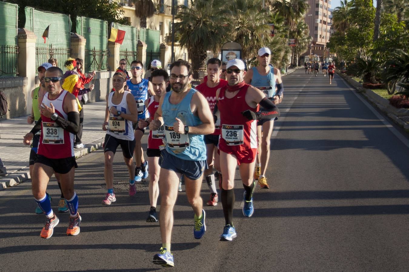 La carrera sale del Parque