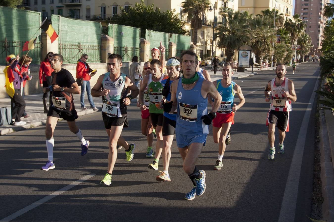 La carrera sale del Parque