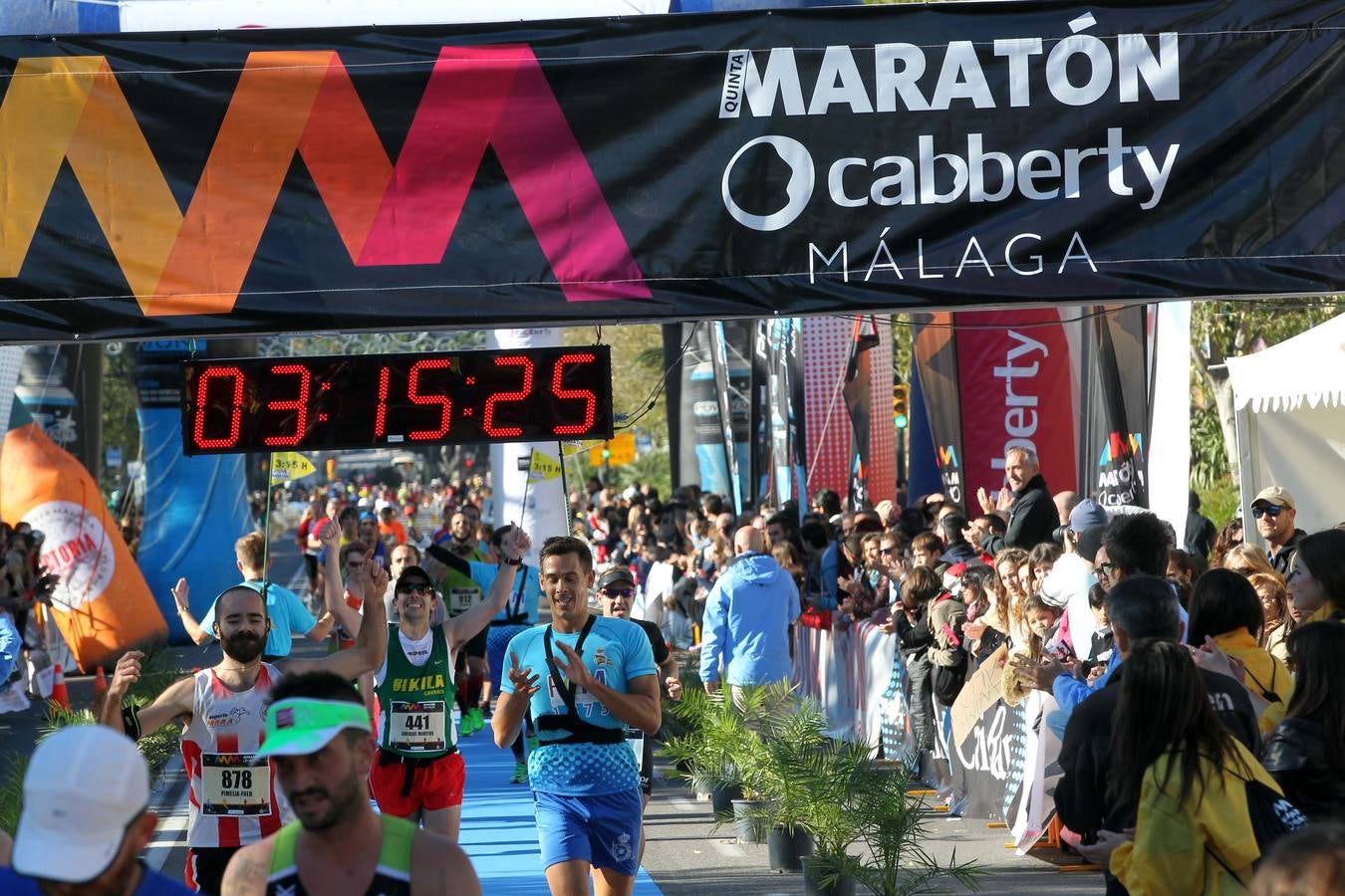 La llegada del V Maratón de Málaga (II)