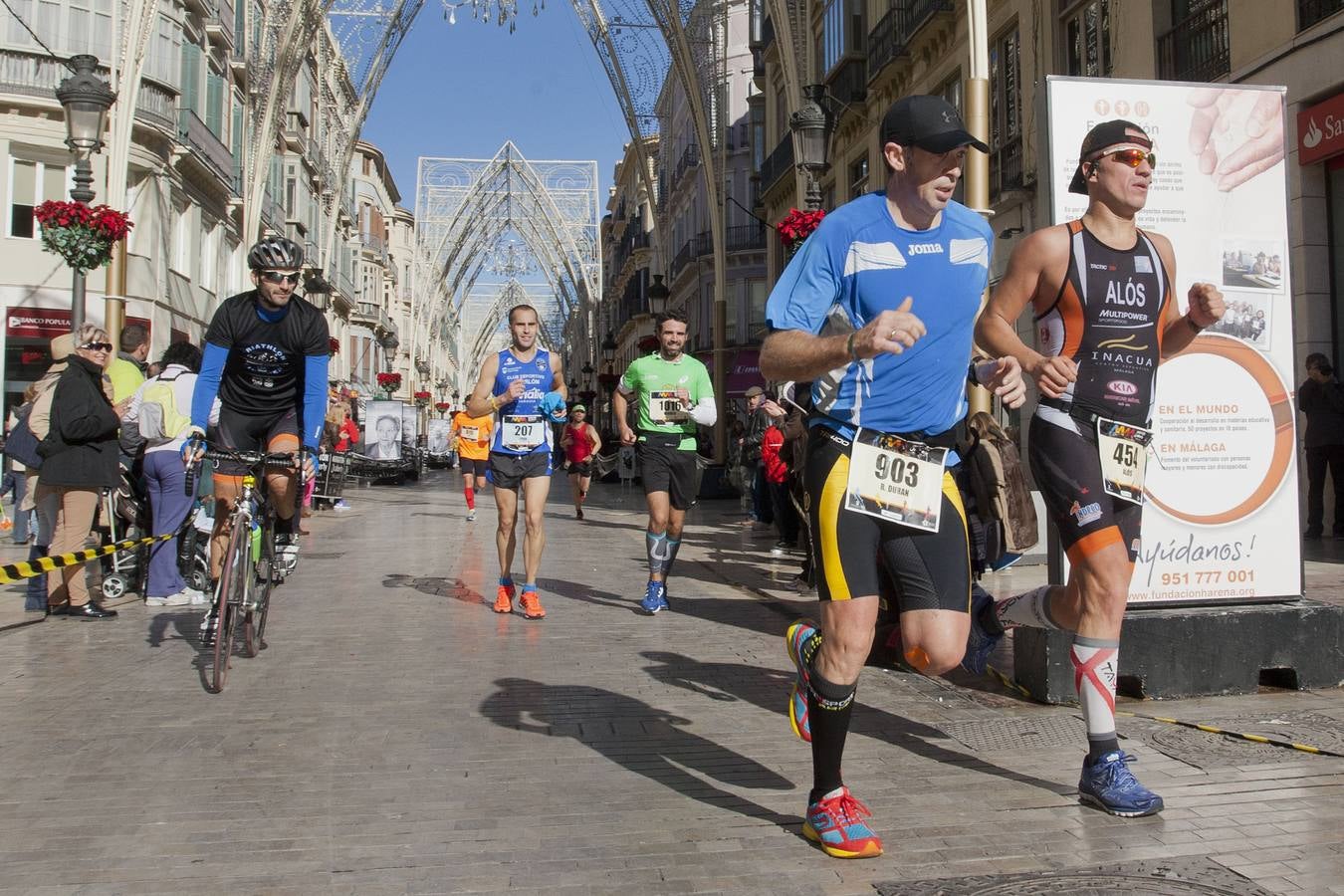 Los corredores, por las calles del Centro