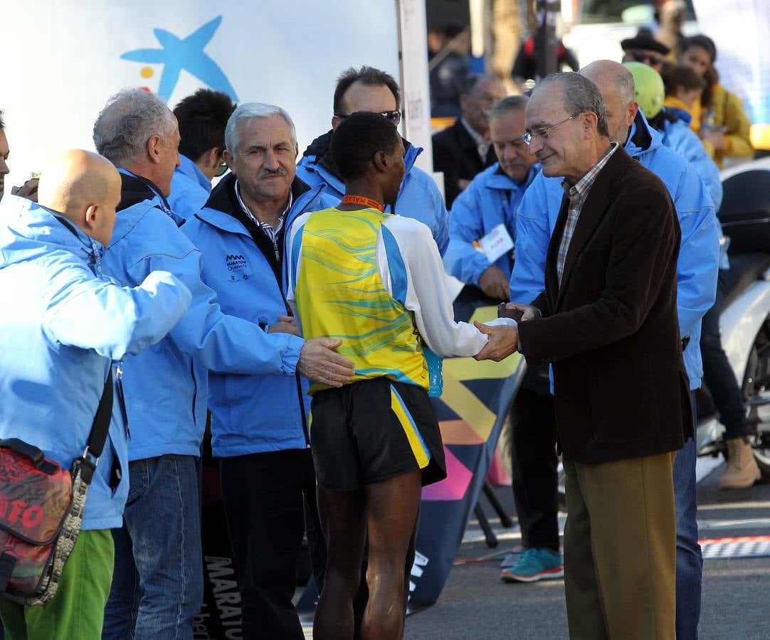 La llegada del V Maratón de Málaga