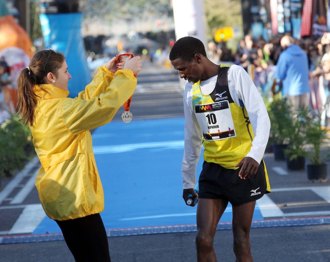 La llegada del V Maratón de Málaga