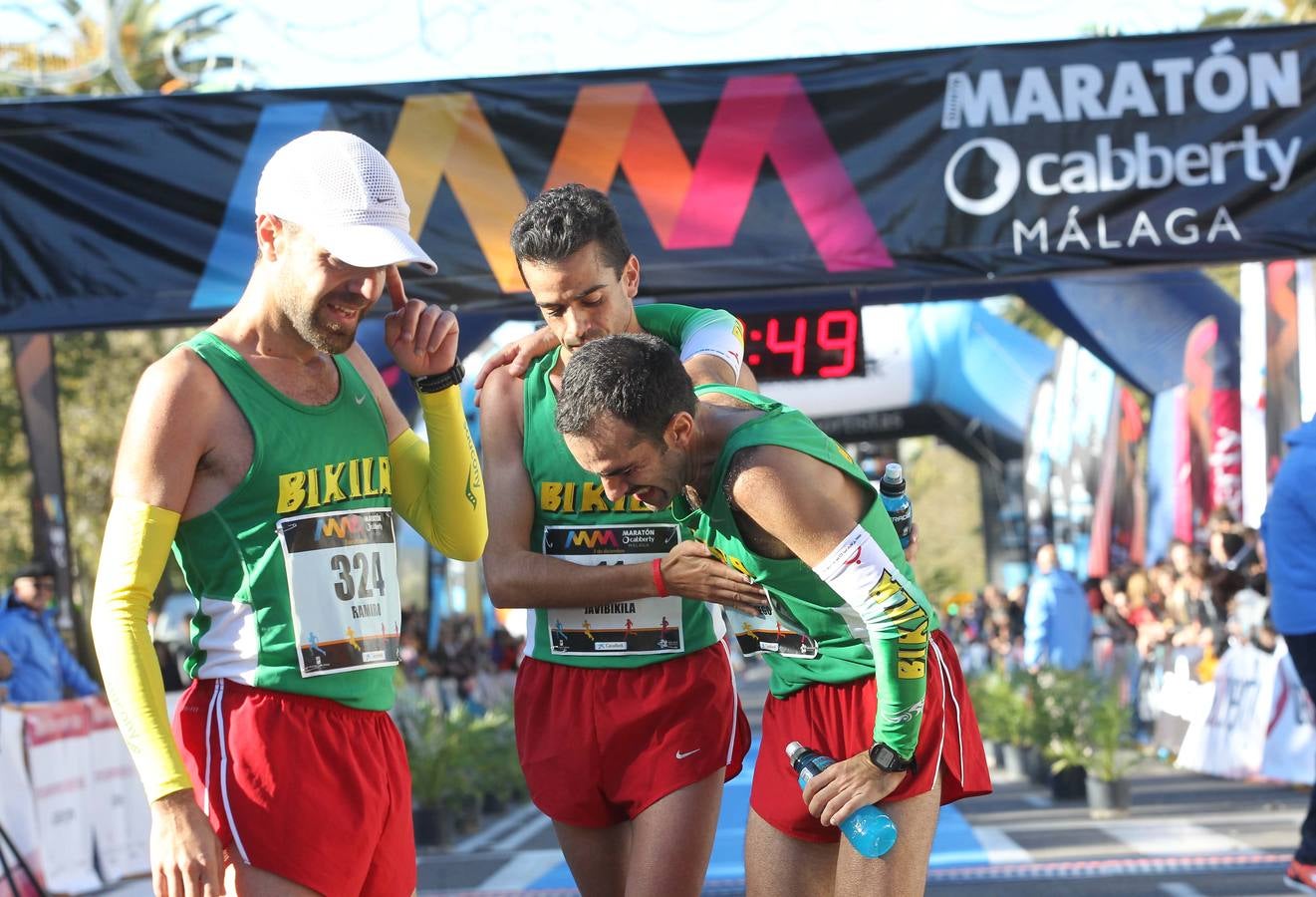 La llegada del V Maratón de Málaga