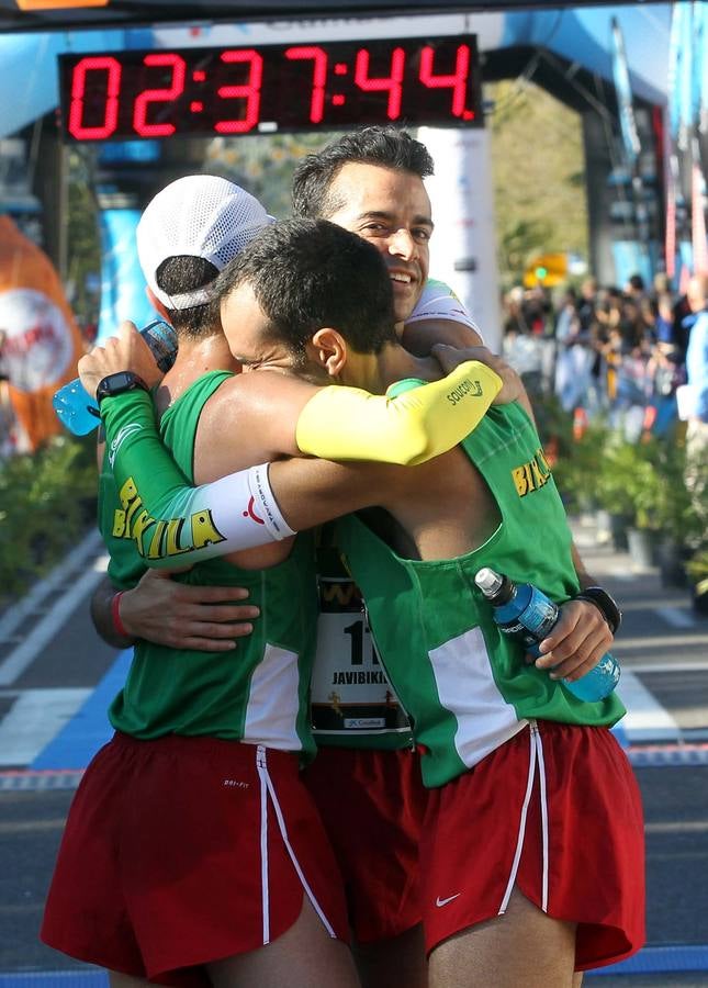 La llegada del V Maratón de Málaga