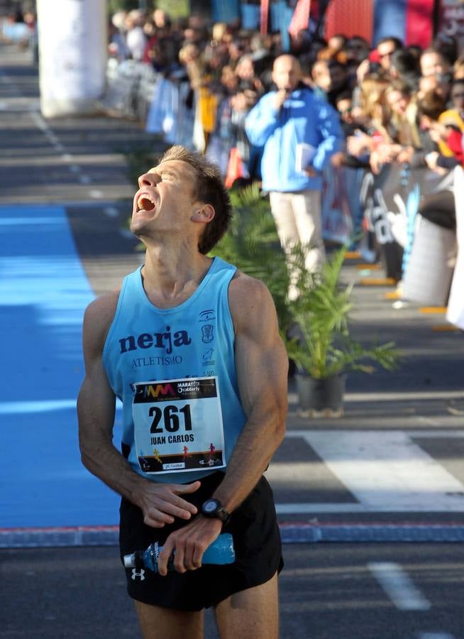 La llegada del V Maratón de Málaga