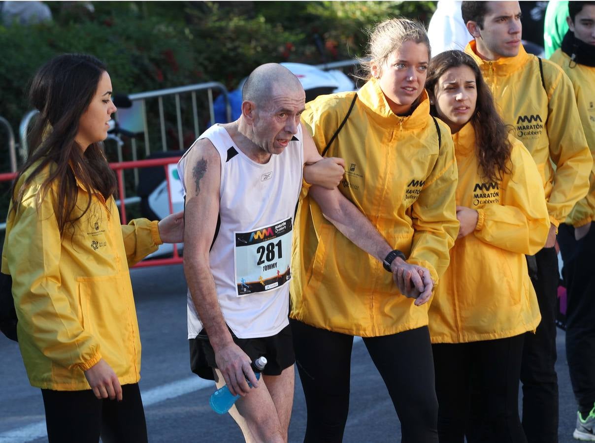 La llegada del V Maratón de Málaga