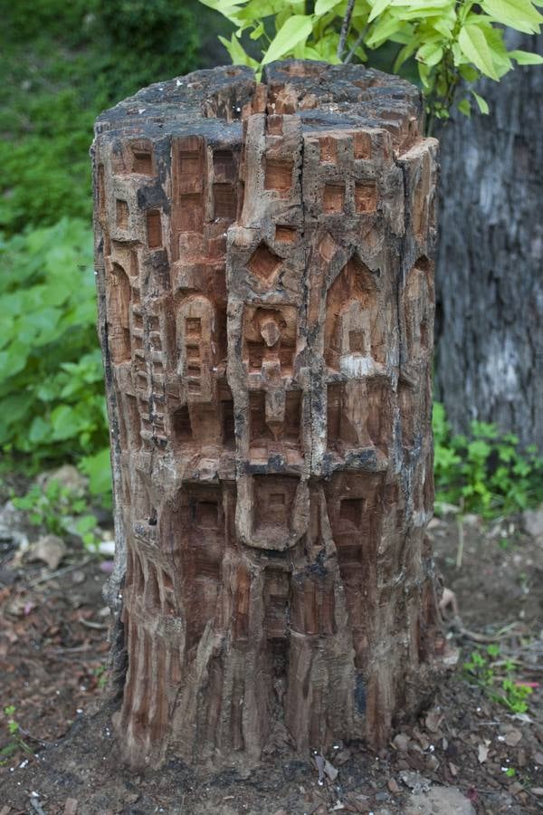 Troncos tallados