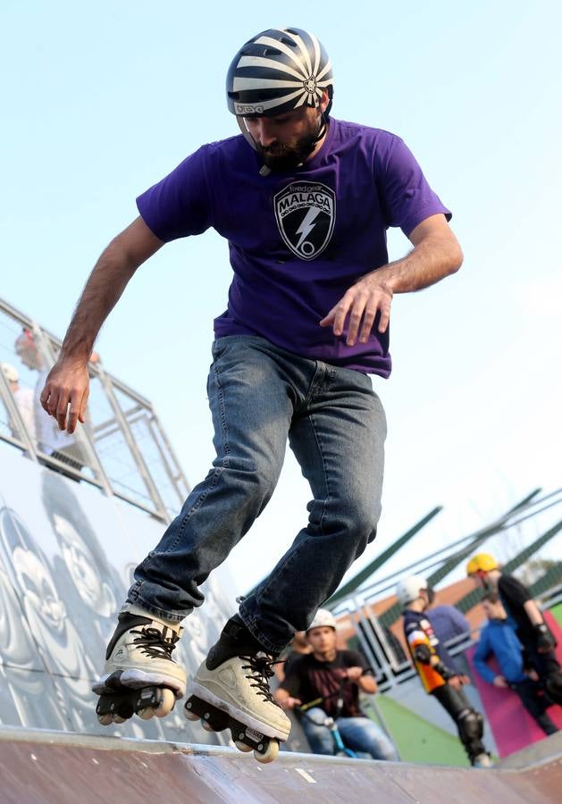 Puertas abiertas en el Skate Park Málaga Rubén Alcántara