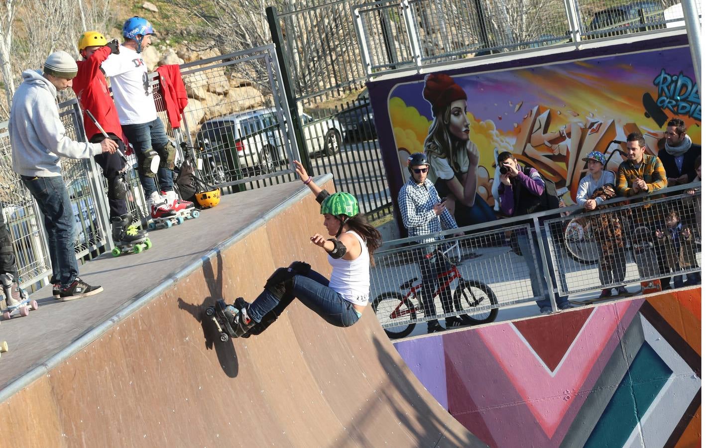 Puertas abiertas en el Skate Park Málaga Rubén Alcántara