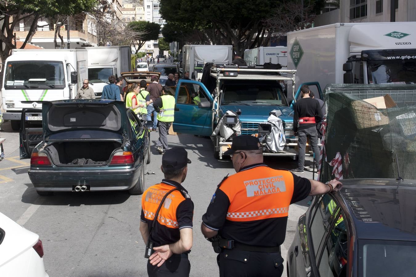 Las imágenes del rodaje de Toro, la película de Mario Casas, en La Malagueta