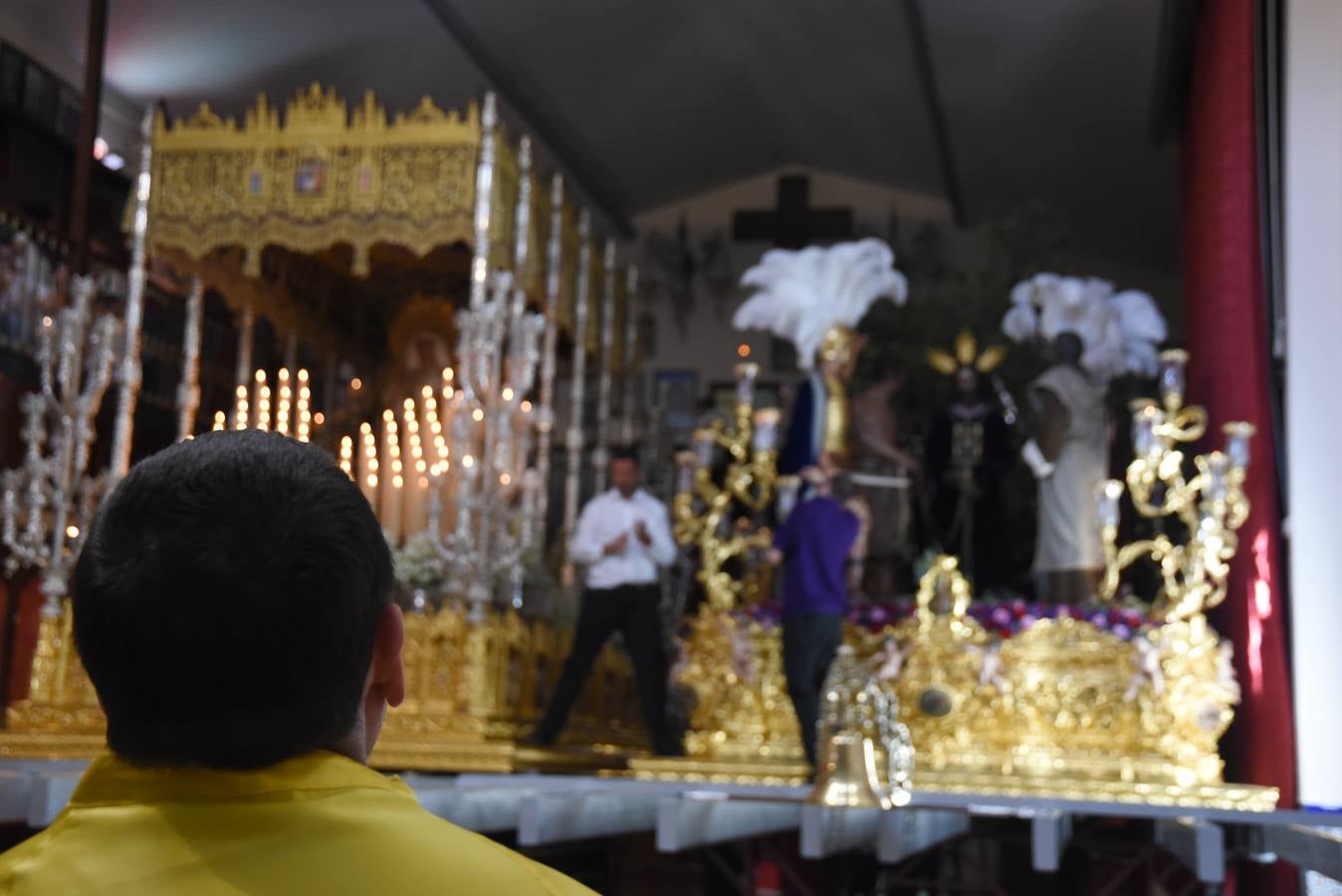 La cofradía del Rescate, en su salida procesional