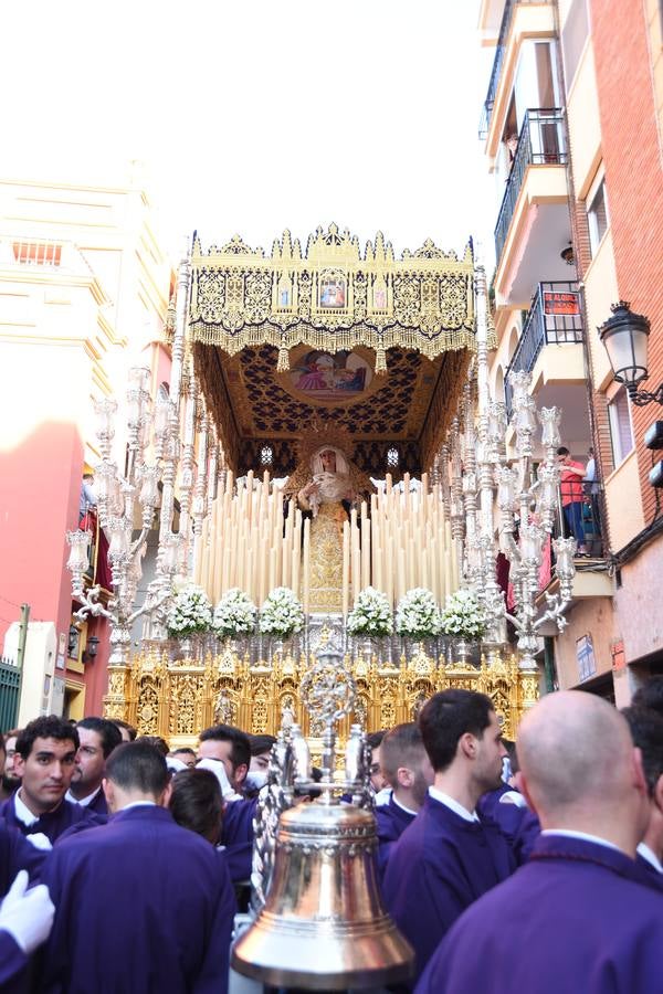 La cofradía del Rescate, en su salida procesional