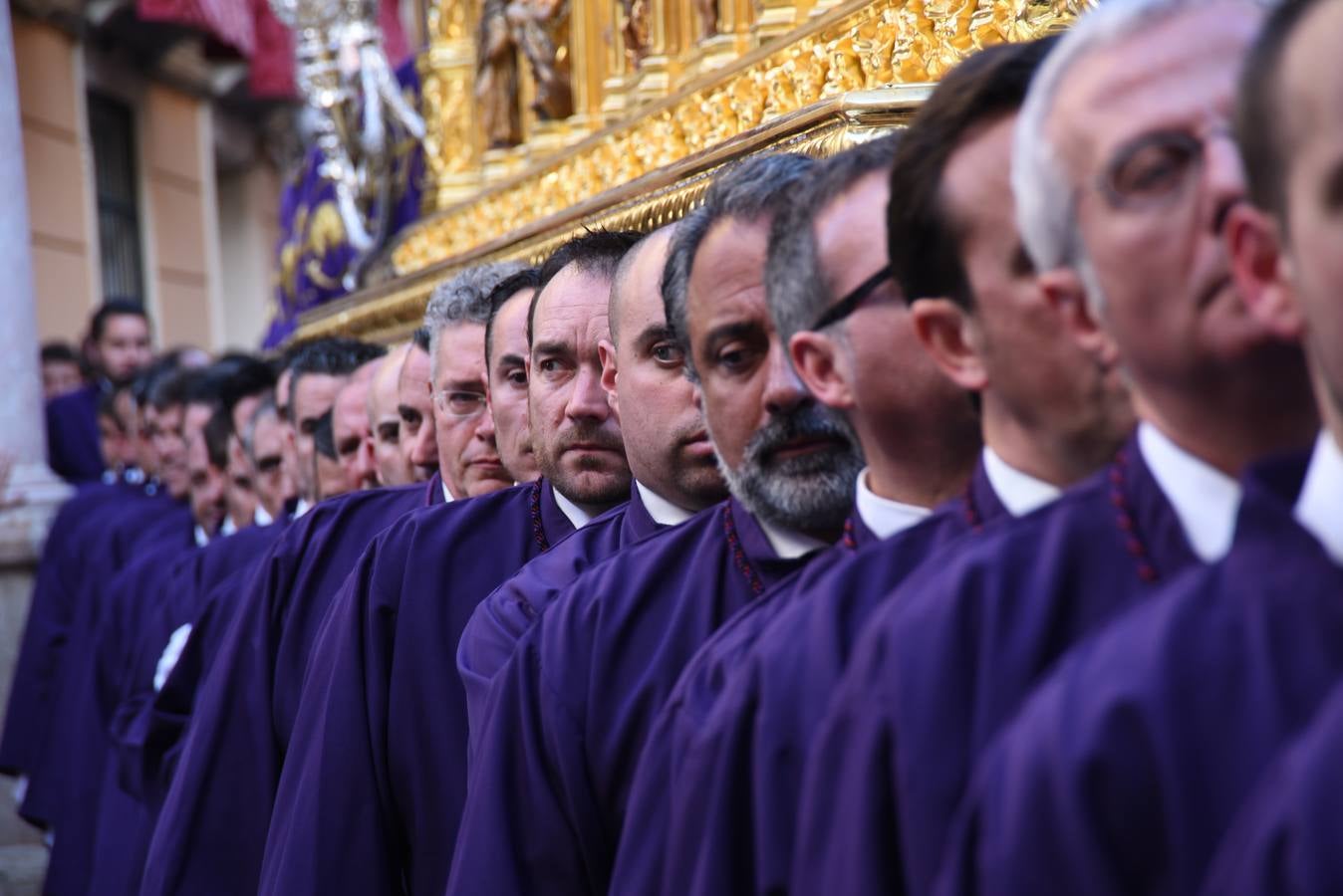 La cofradía del Rescate, en su salida procesional