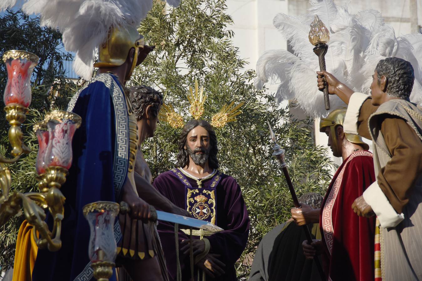 La cofradía del Rescate, en su salida procesional