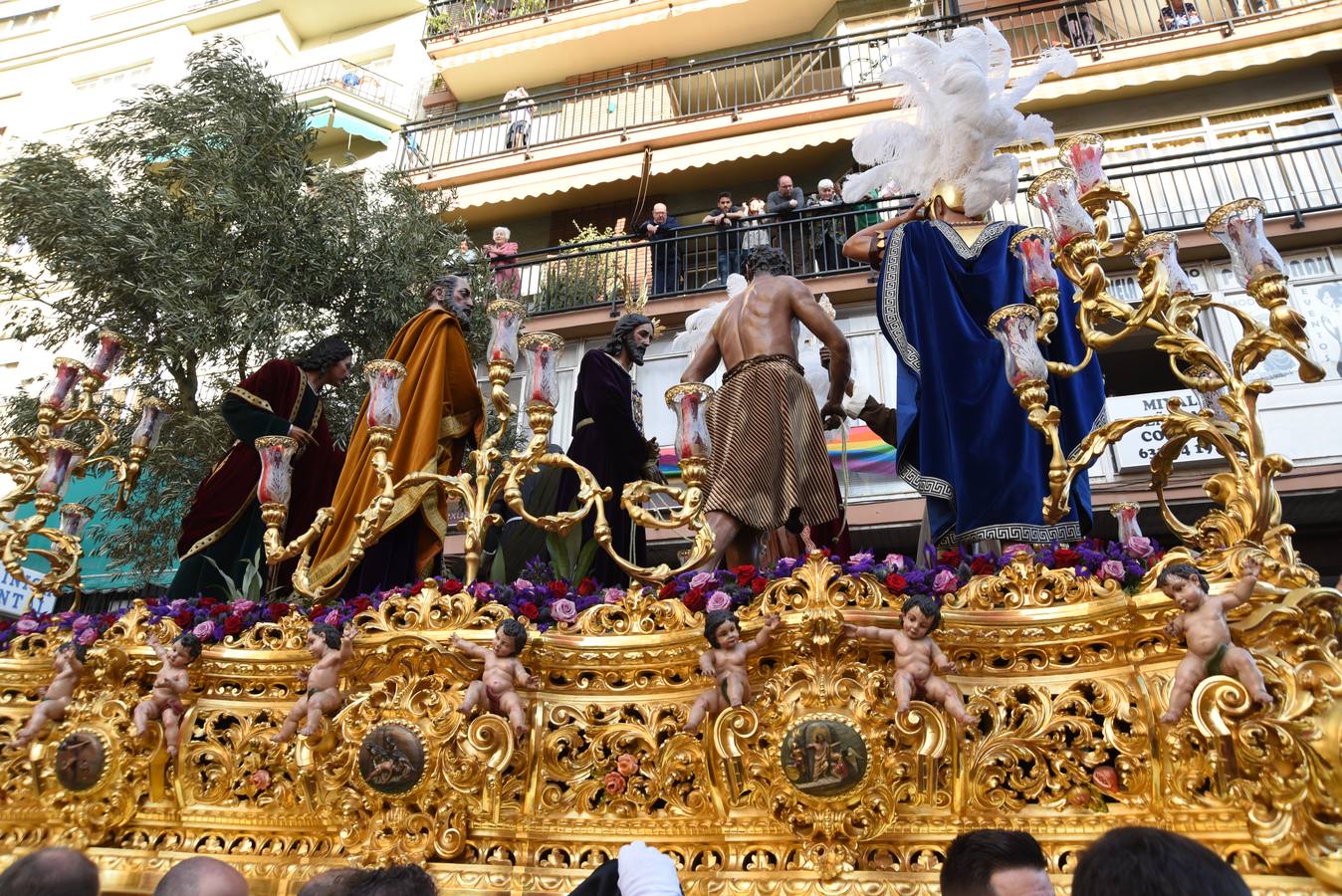 La cofradía del Rescate, en su salida procesional