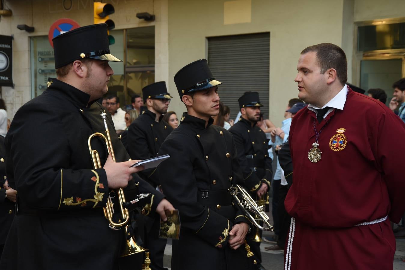 La cofradía del Rescate, en su salida procesional