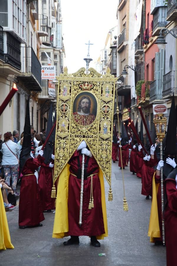 La cofradía del Rescate, en su salida procesional