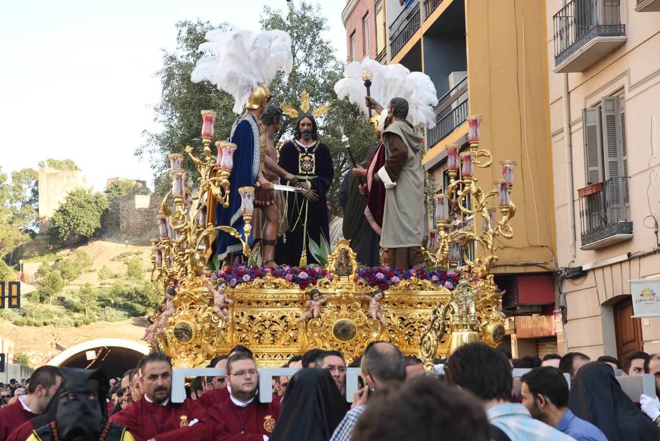 La cofradía del Rescate, en su salida procesional