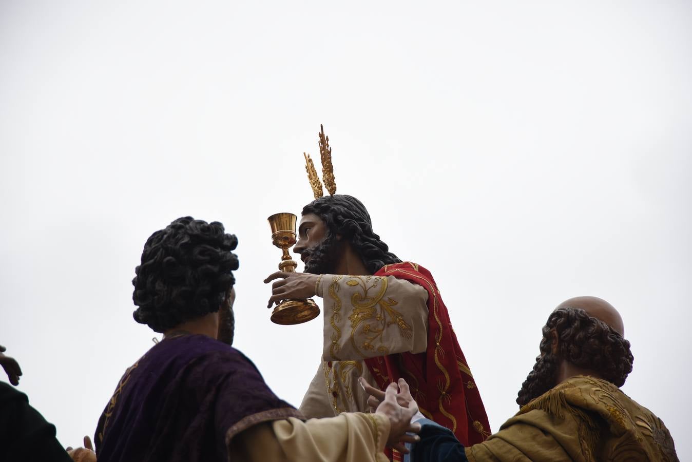 Las fotos de La Cena en su desfile procesional