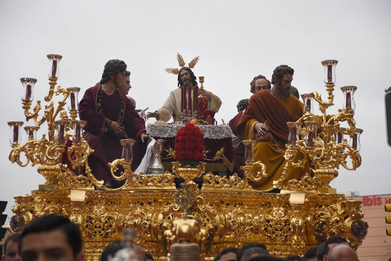 Las fotos de La Cena en su desfile procesional