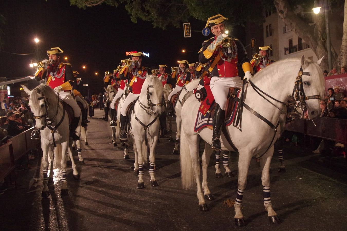 Imágenes de la Expiración en su desfile procesional