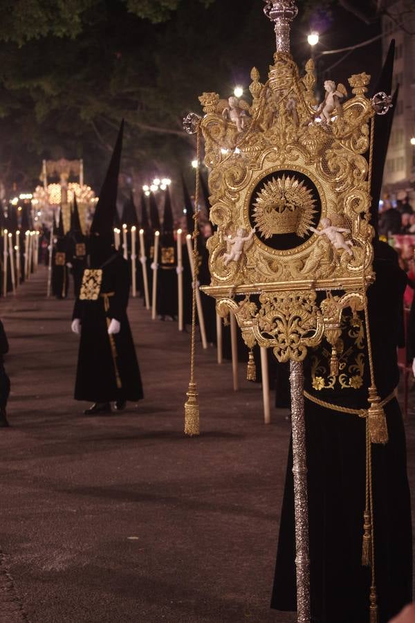 Imágenes de la Expiración en su desfile procesional