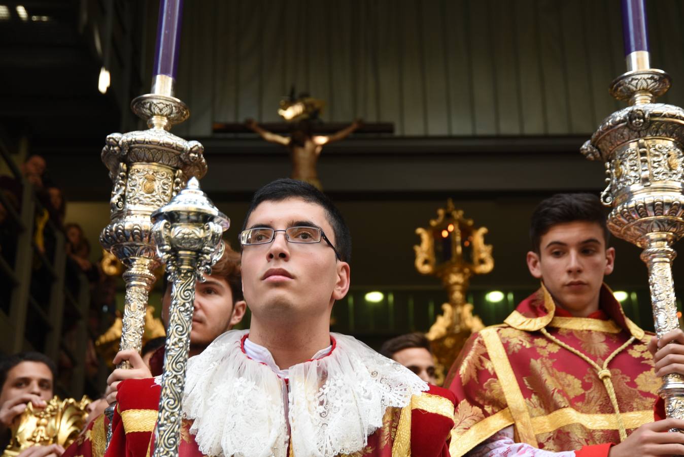 Las imágenes del Cristo del Amor y Nuestra Señora de la Caridad
