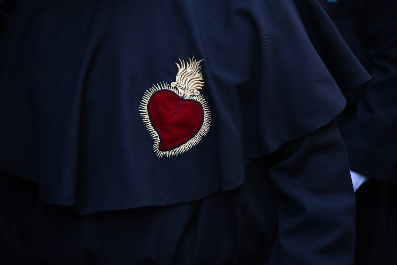 Las imágenes del Cristo del Amor y Nuestra Señora de la Caridad