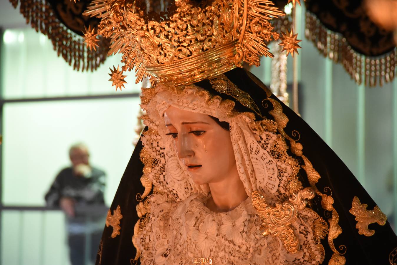 Las imágenes del Cristo del Amor y Nuestra Señora de la Caridad