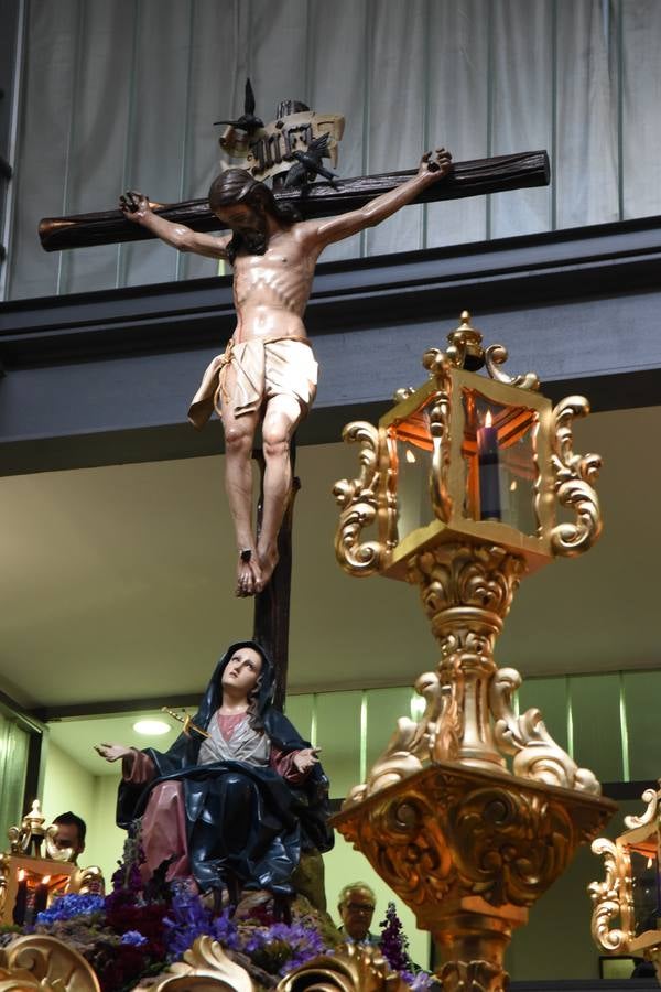 Las imágenes del Cristo del Amor y Nuestra Señora de la Caridad