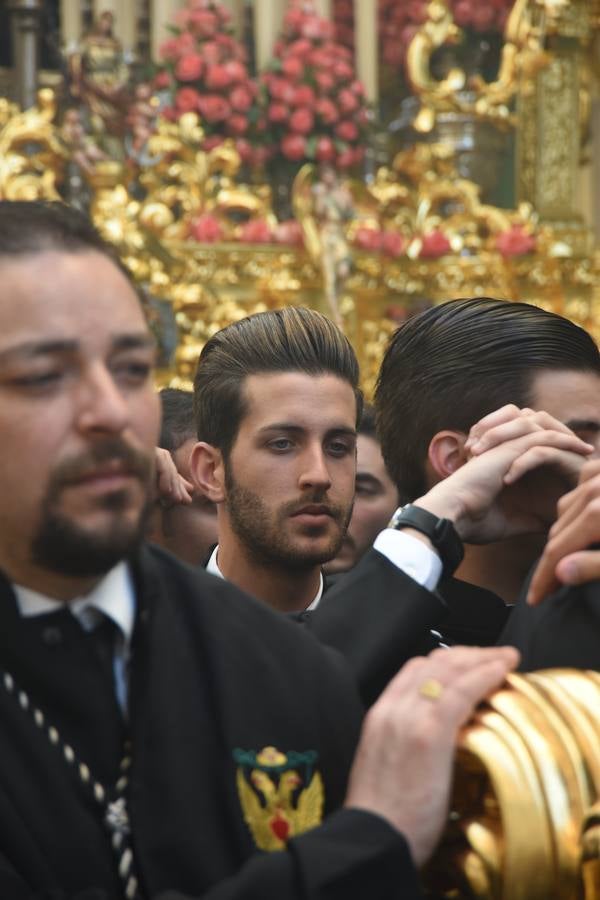 Las imágenes del Cristo del Amor y Nuestra Señora de la Caridad