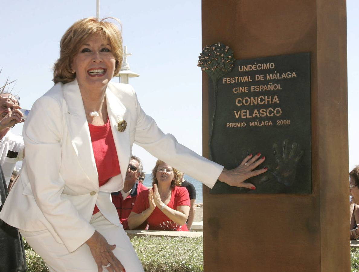 Concha Velasco, pletórica de salud y ánimo, recibía el premio en 2008