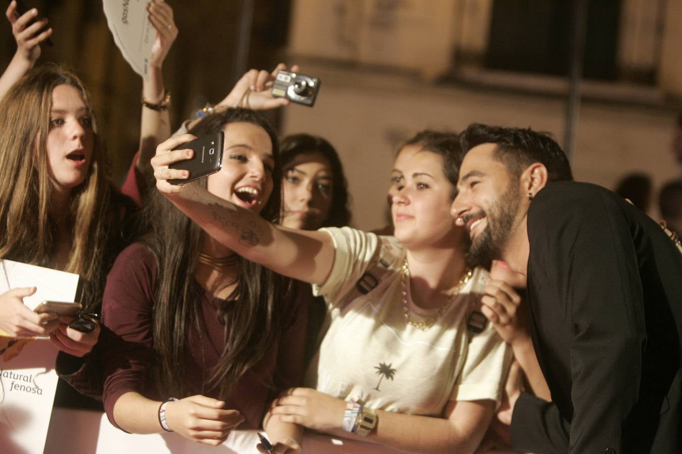 El ambiente de la afombra roja del Premio Málaga SUR, en imágenes